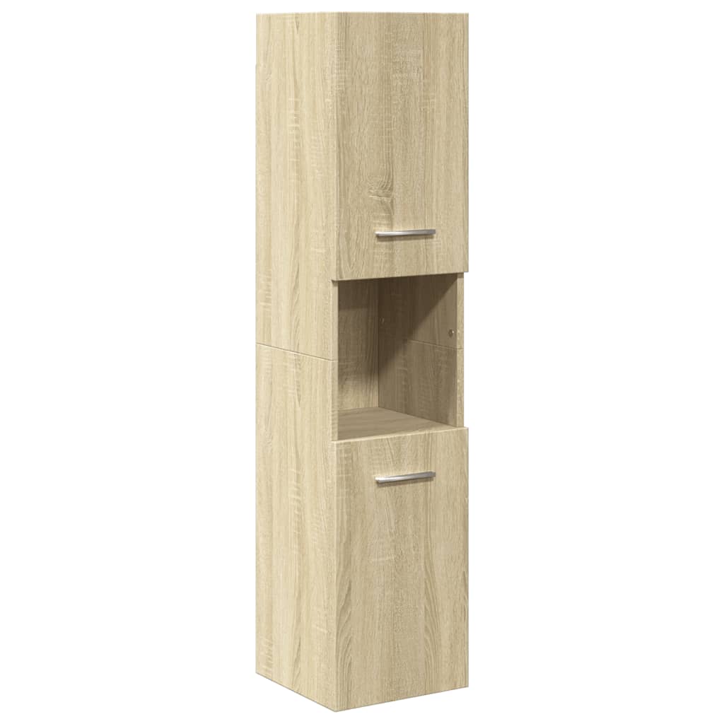 Set Mobilier De Baie, 4 Piese, , Lemn Prelucrat