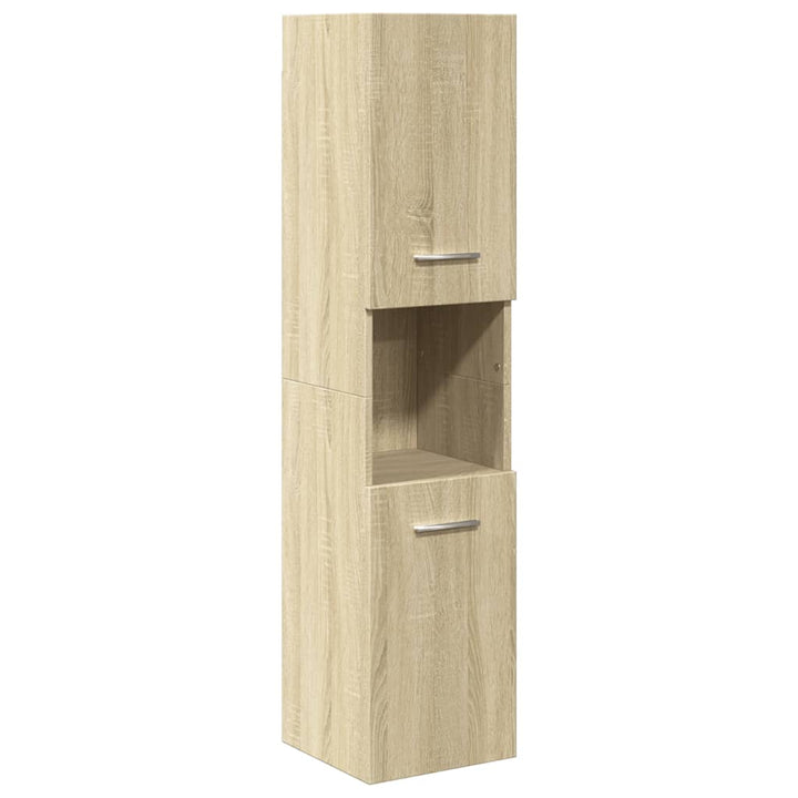 Set Mobilier De Baie, 4 Piese, , Lemn Prelucrat