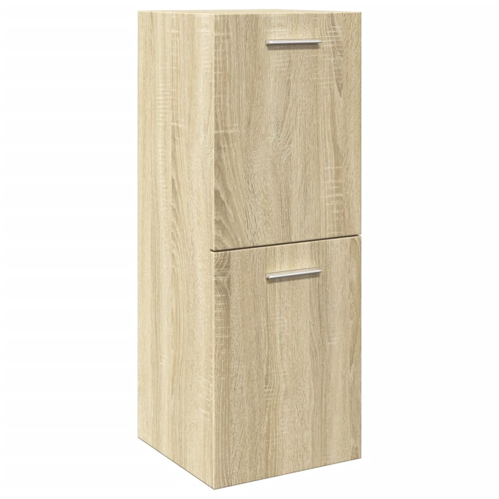 Set Mobilier De Baie, 4 Piese, , Lemn Prelucrat