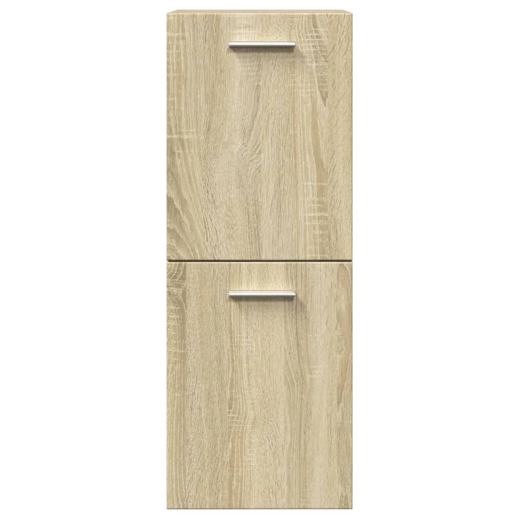 Set Mobilier De Baie, 4 Piese, , Lemn Prelucrat