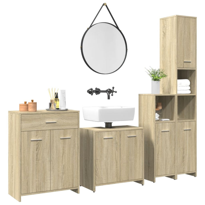 Set Mobilier De Baie, 4 Piese,