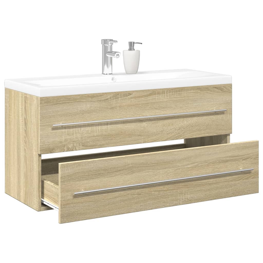 Set Mobilier De Baie, 2 Piese, , Lemn Compozit