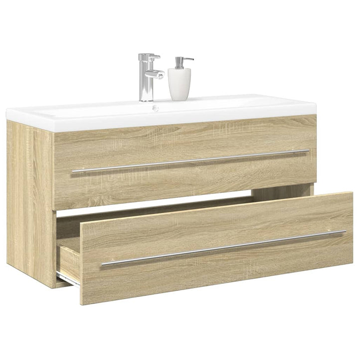 Set Mobilier De Baie, 2 Piese, , Lemn Compozit