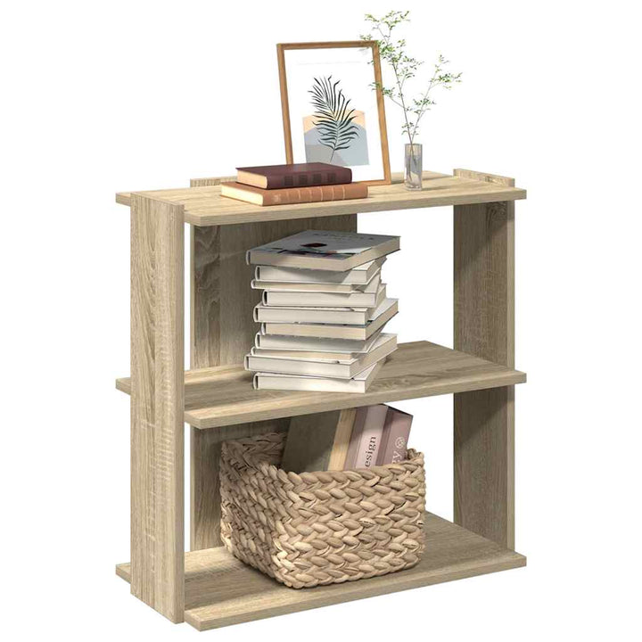 Bibliotecă Cu 3 Niveluri, , Lemn Prelucrat