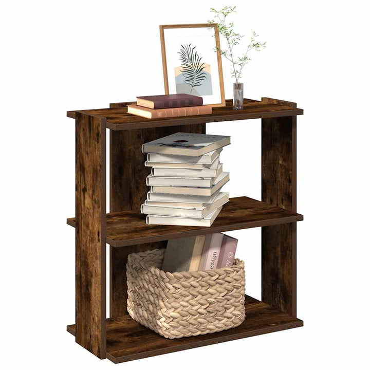 Bibliotecă Cu 3 Niveluri, , Lemn Prelucrat