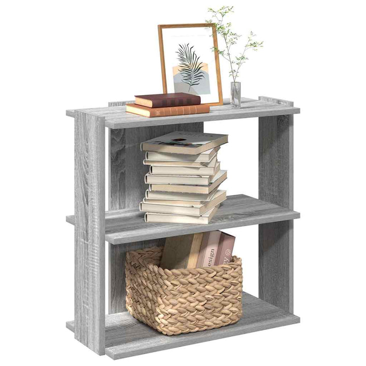Bibliotecă Cu 3 Niveluri, , Lemn Prelucrat