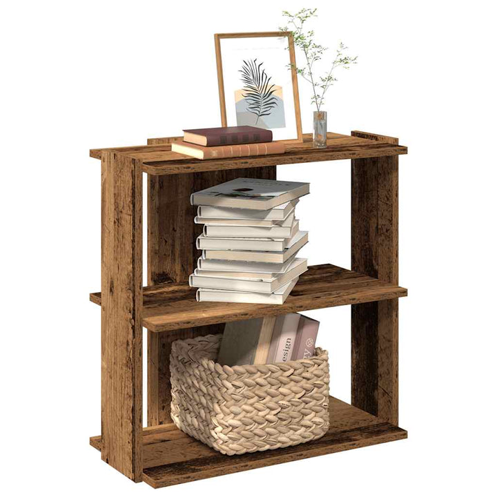 Bibliotecă Cu 3 Niveluri, , Lemn Prelucrat