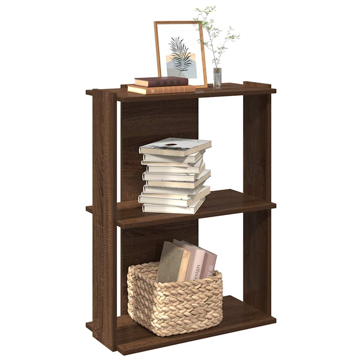 Bibliotecă Cu 3 Niveluri, , Lemn Prelucrat