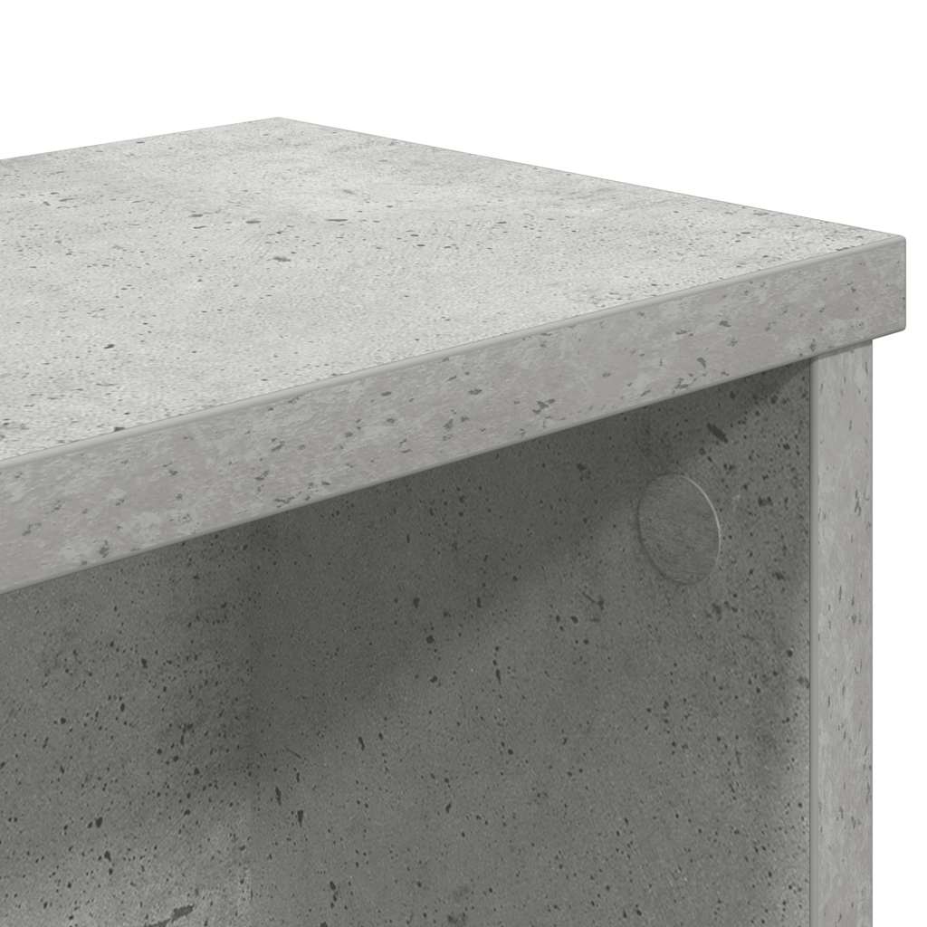 Suport De Bucătărie Stivuibil Beton Gri Lemn De Prelucrare