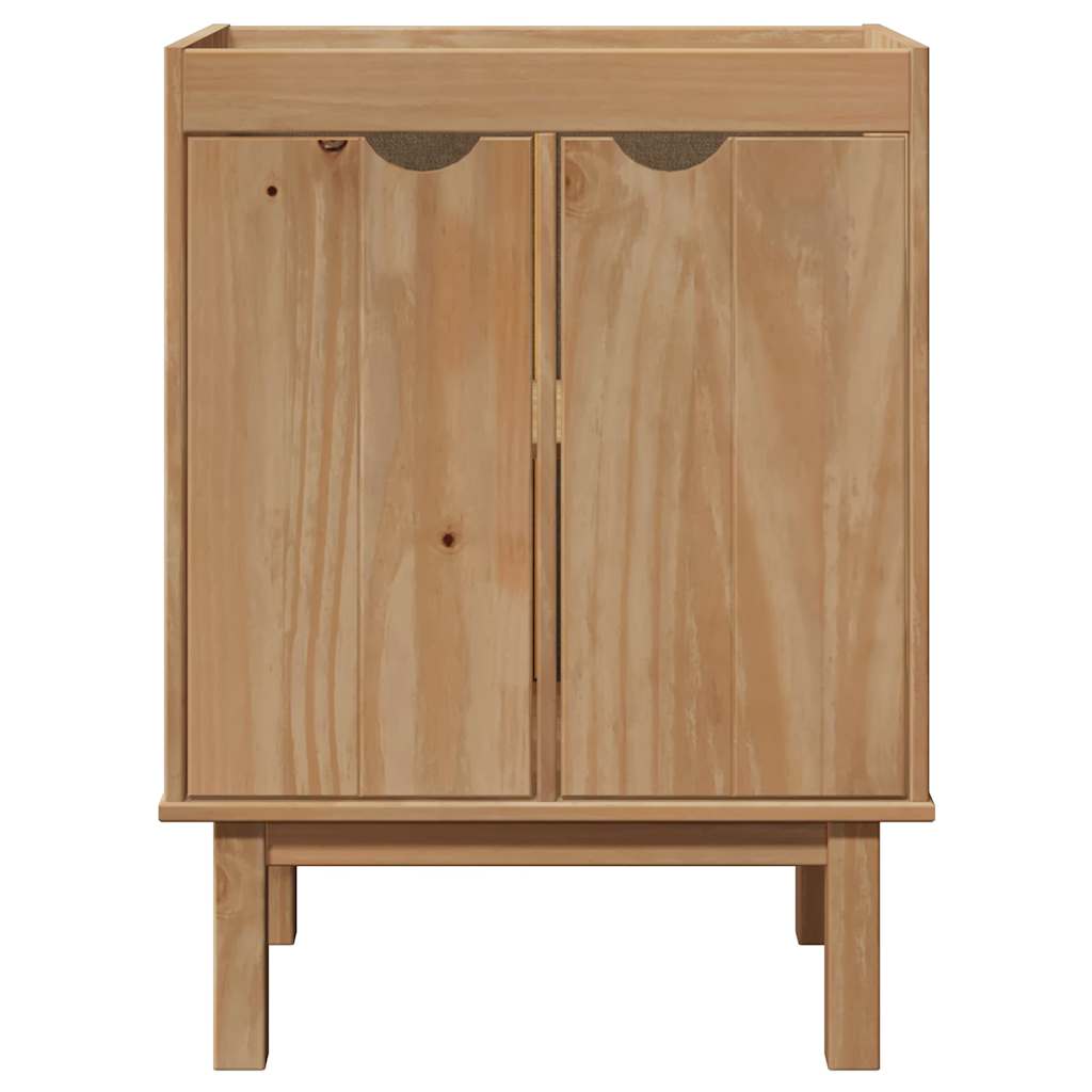 Set Mobilier De Baie „Otta”, 4 Piese, Lemn Masiv De Pin