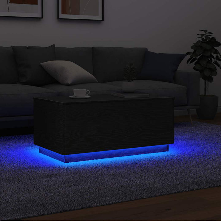 Măsuță De Cafea Cu Lumini Led, , 50X49X40 Cm