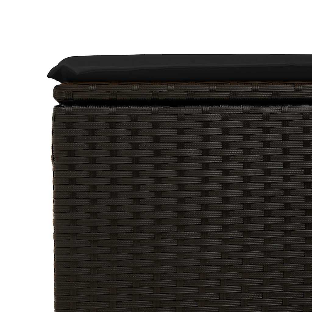 Set Canapele De Grădină Cu Perne, 7 Piese, , Poliratan