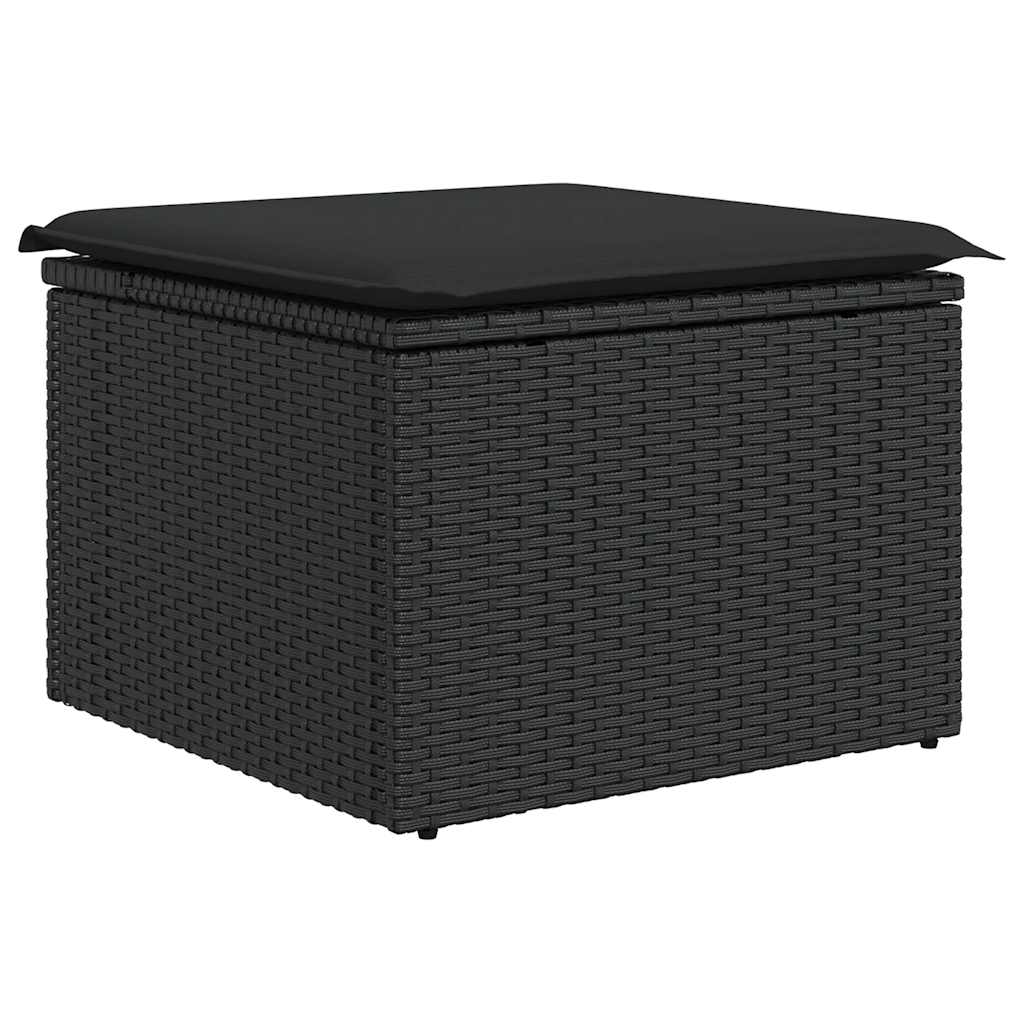 Set Canapele De Grădină Cu Perne, 7 Piese, , Poliratan
