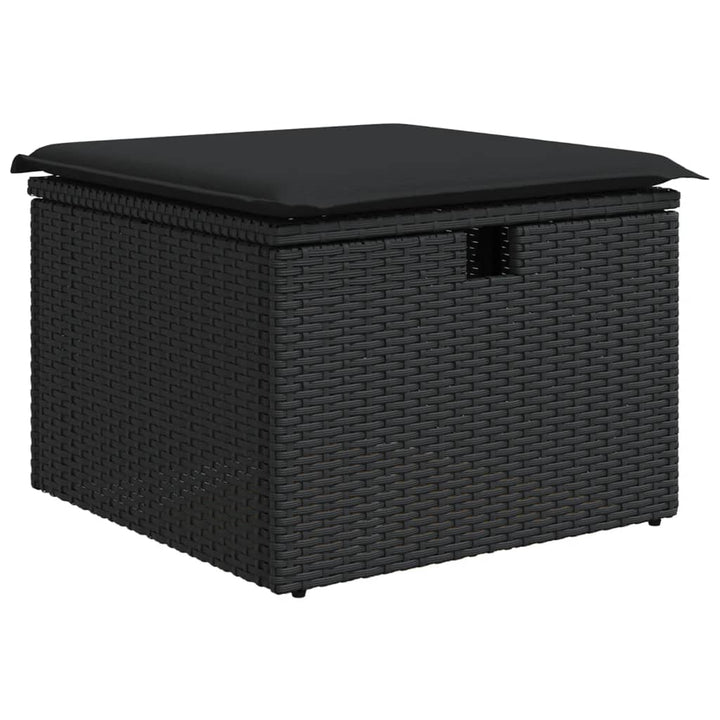 Set Mobilier De Grădină Cu Perne, 8 Piese, , Poliratan
