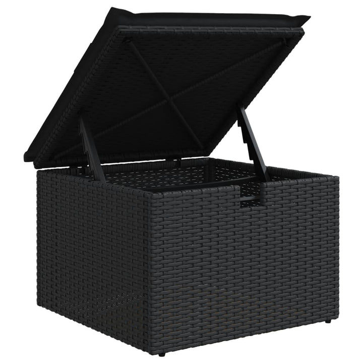 Set Mobilier De Grădină Cu Perne, 8 Piese, , Poliratan