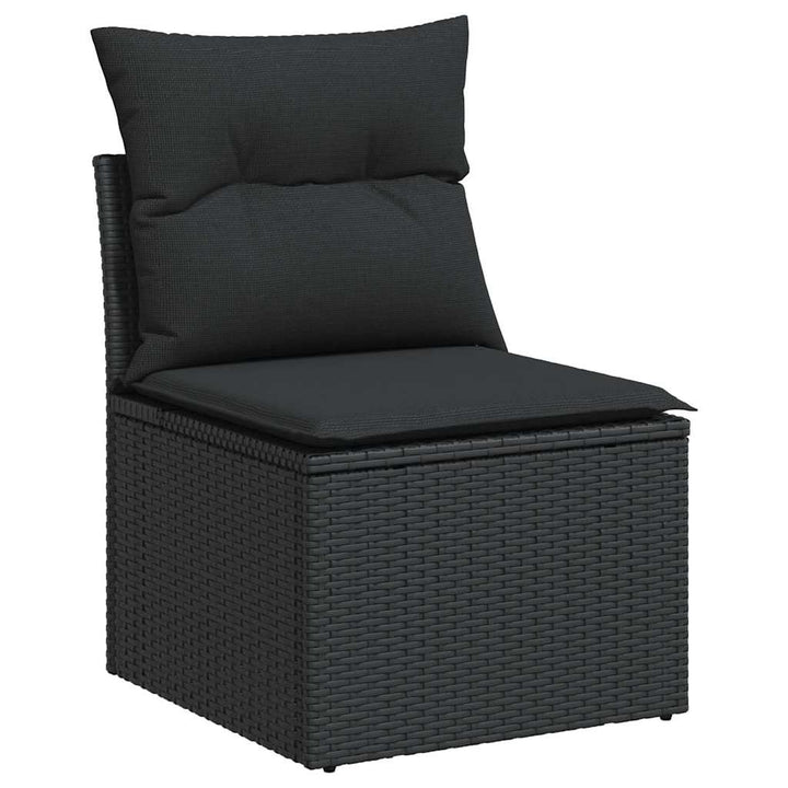 Set Canapele De Grădină Cu Perne, 10 Piese, , Poliratan