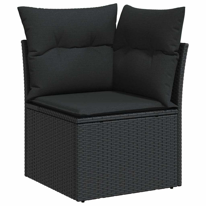 Set Canapele De Grădină Cu Perne, 10 Piese, , Poliratan