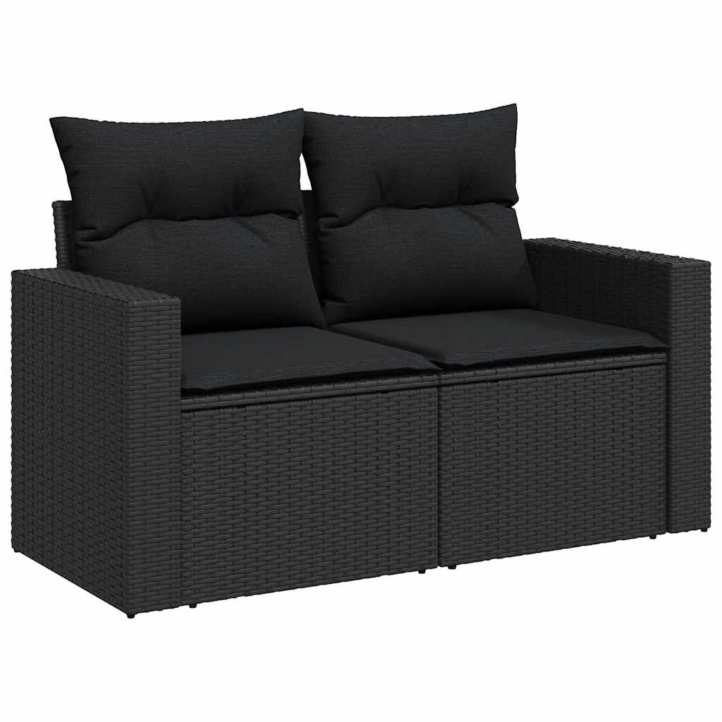 Set Canapele De Grădină Cu Perne, 7 Piese, , Poliratan