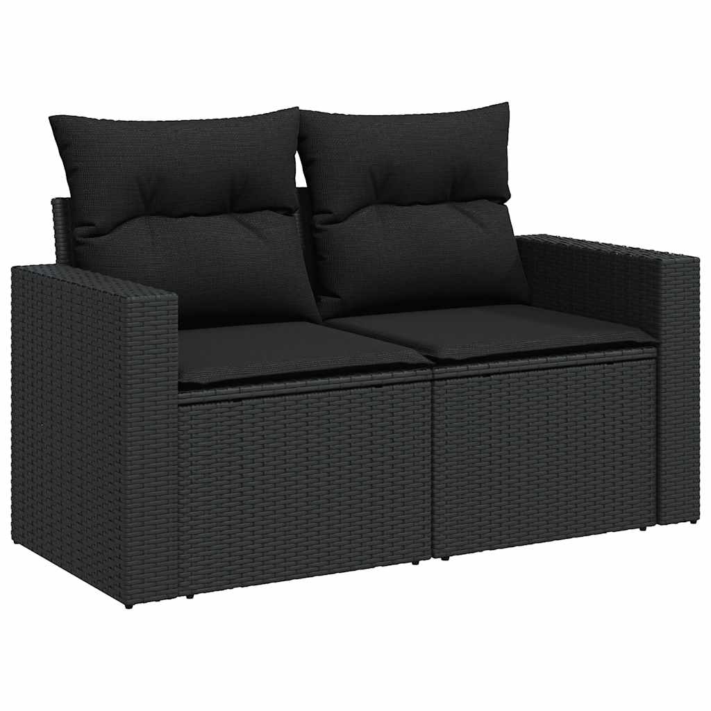 Set Mobilier De Grădină Cu Perne, 9 Piese, , Poliratan