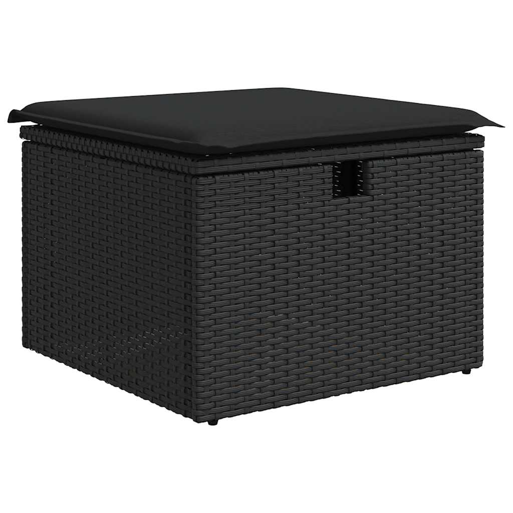 Set Canapele De Grădină Cu Perne, 7 Piese, , Poliratan