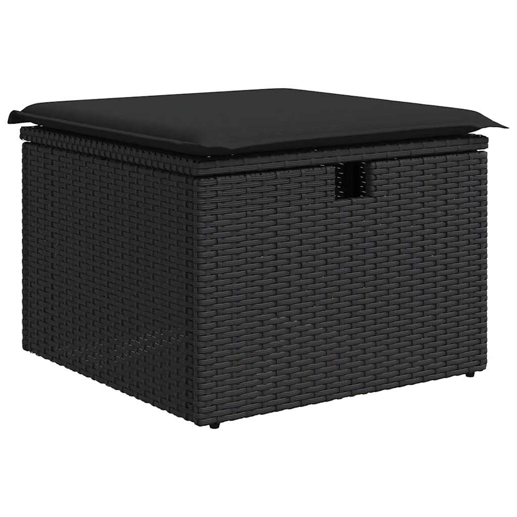 Set Mobilier De Grădină Cu Perne, 8 Piese, , Poliratan
