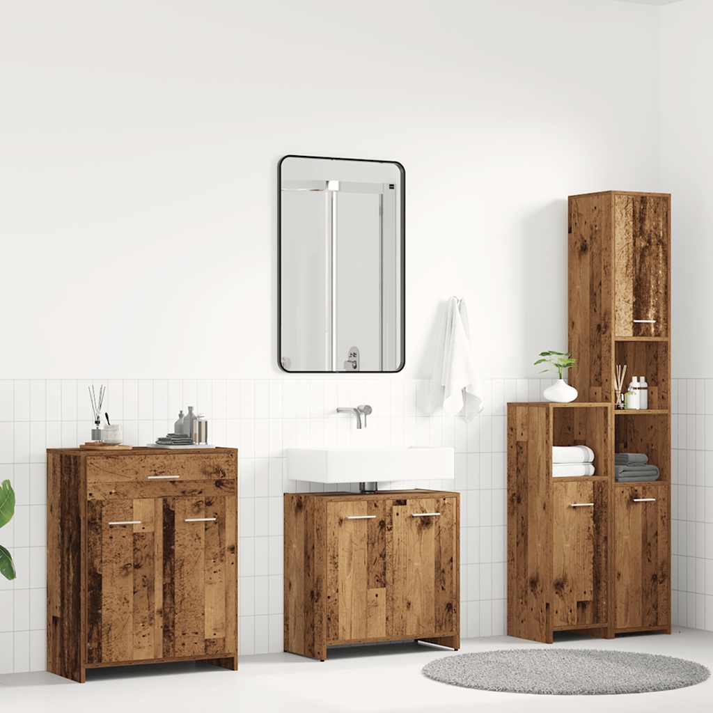 Set Mobilier De Baie, 4 Piese,