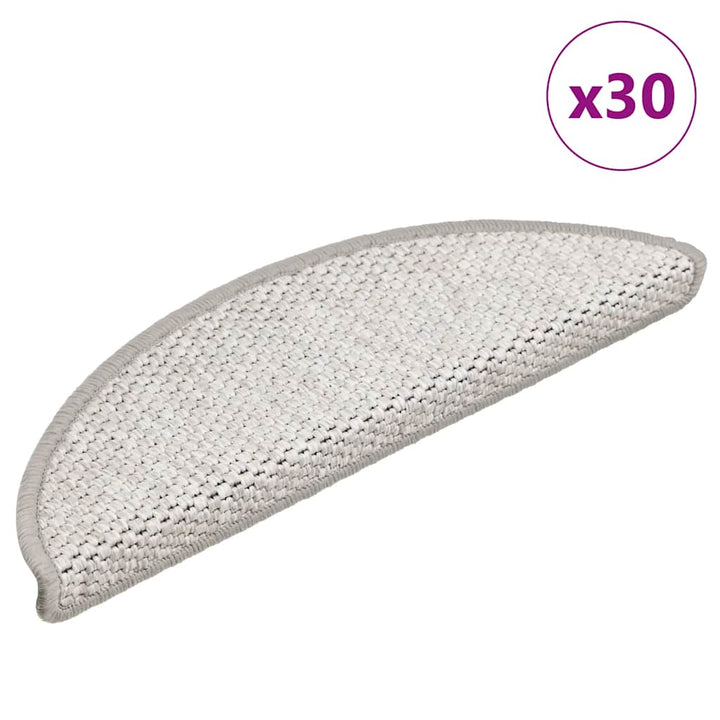 Covorașe Scări Autoadezive 15 Buc 56X17X3 Aspect Sisal