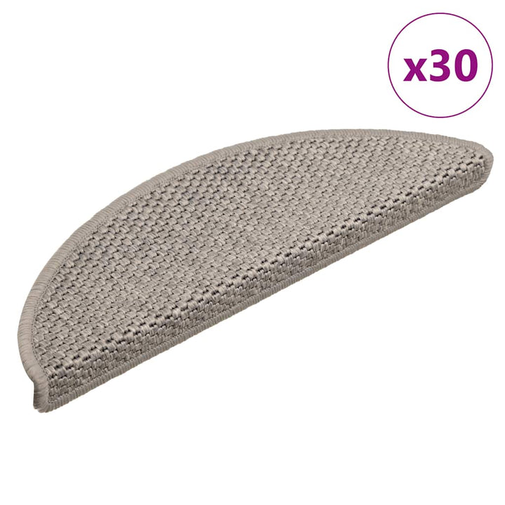 Covorașe Scări Autoadezive 15 Buc 56X17X3 Aspect Sisal