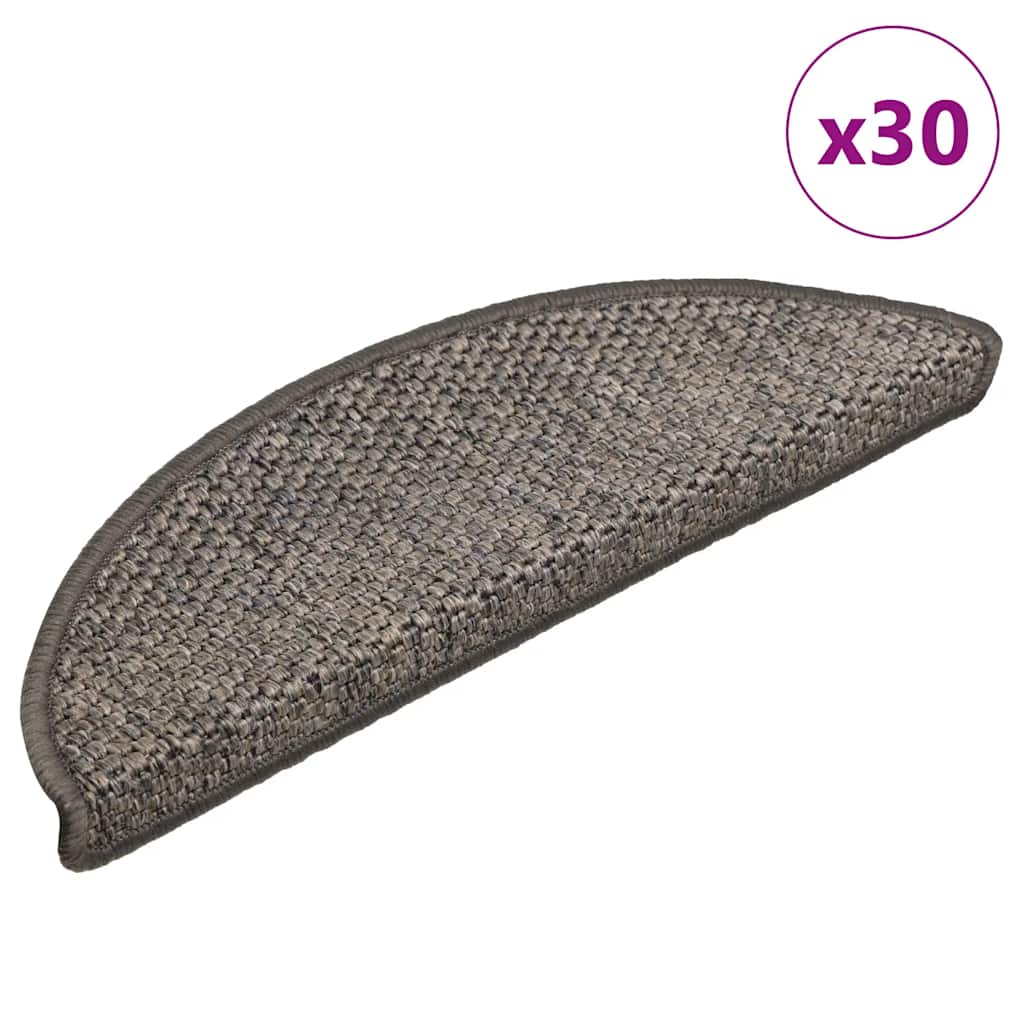Covorașe Scări Autoadezive 15 Buc 56X17X3 Aspect Sisal