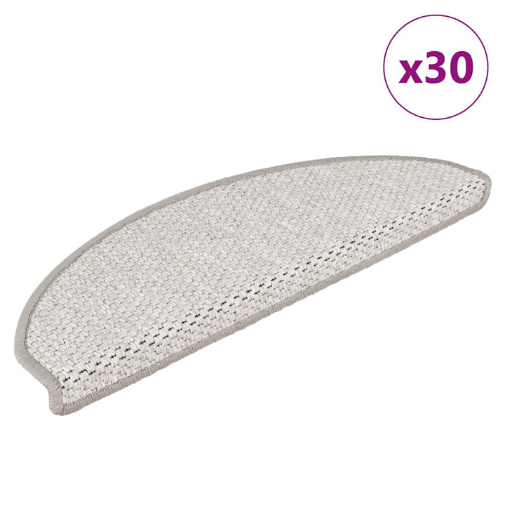 Covorașe Scări Autoadezive 15 Buc 56X17X3 Aspect Sisal