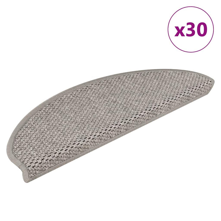 Covorașe Scări Autoadezive 15 Buc 56X17X3 Aspect Sisal