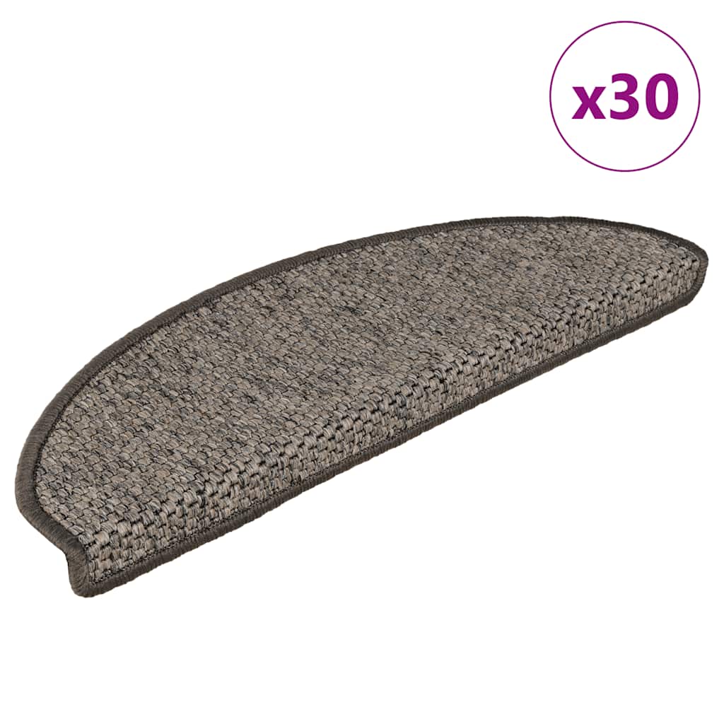 Covorașe Scări Autoadezive 15 Buc 56X17X3 Aspect Sisal