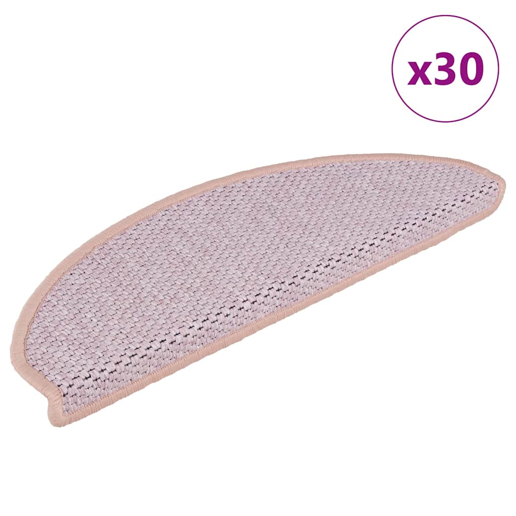 Covorașe Scări Autoadezive 15 Buc 56X17X3 Aspect Sisal