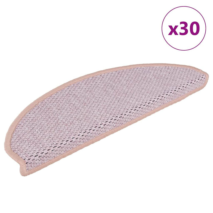 Covorașe Scări Autoadezive 15 Buc 56X17X3 Aspect Sisal