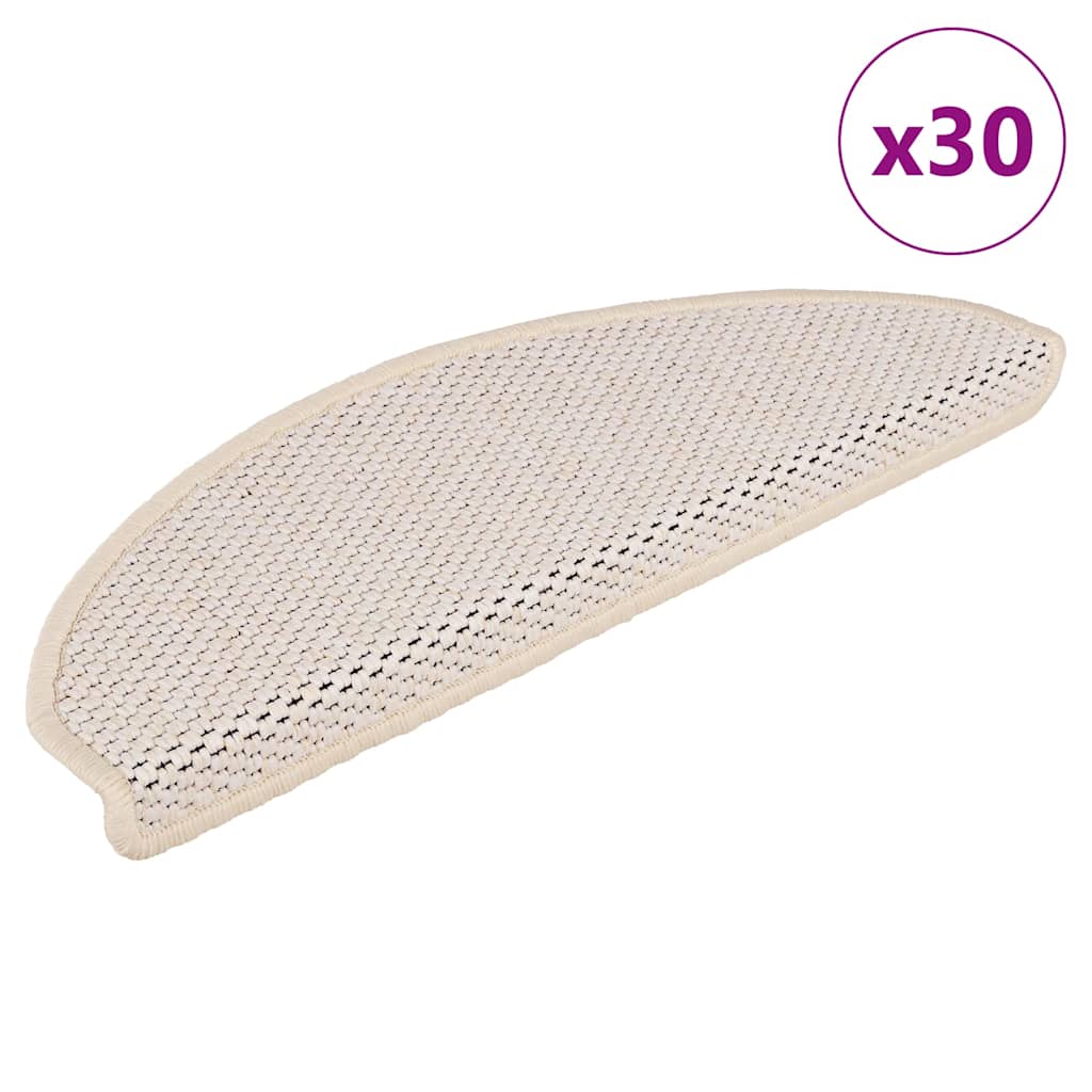 Covorașe Scări Autoadezive 15 Buc 56X17X3 Aspect Sisal