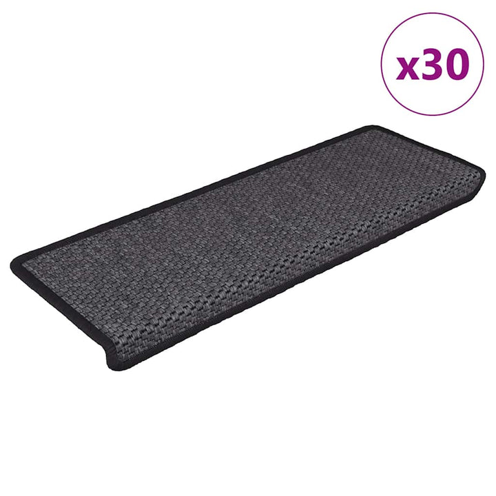 Covorașe Scări Autoadezive, 15 Buc. 65X21X4 Cm, Sisal