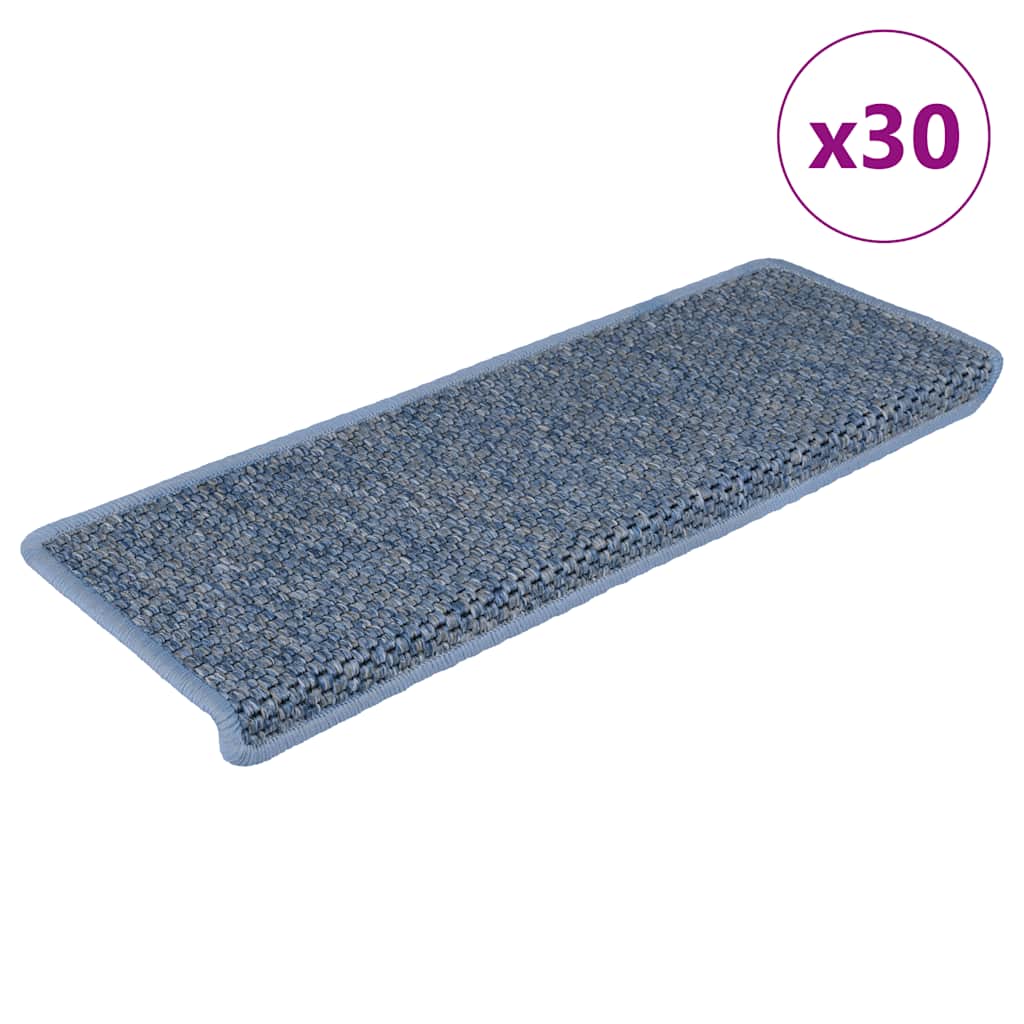 Covorașe Scări Autoadezive, 15 Buc. 65X21X4 Cm, Sisal